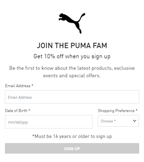 Puma♥彪馬⚑註冊享折扣優惠