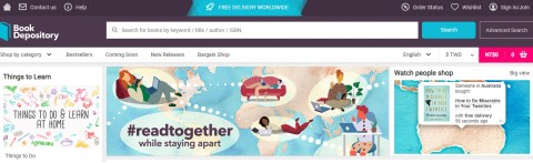 Book Depository-網上書店⚑全球免費送貨優惠