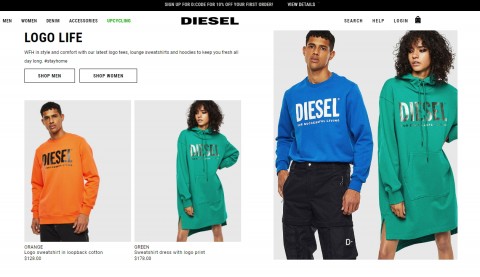 DIESEL-服飾品牌⚑訂閱享優惠