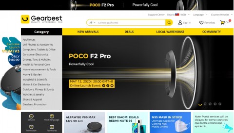 Gearbest♥購物平台-電子產品⚑訂閱贈點